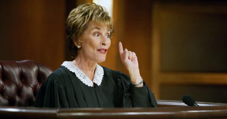 Judge Judy making a point